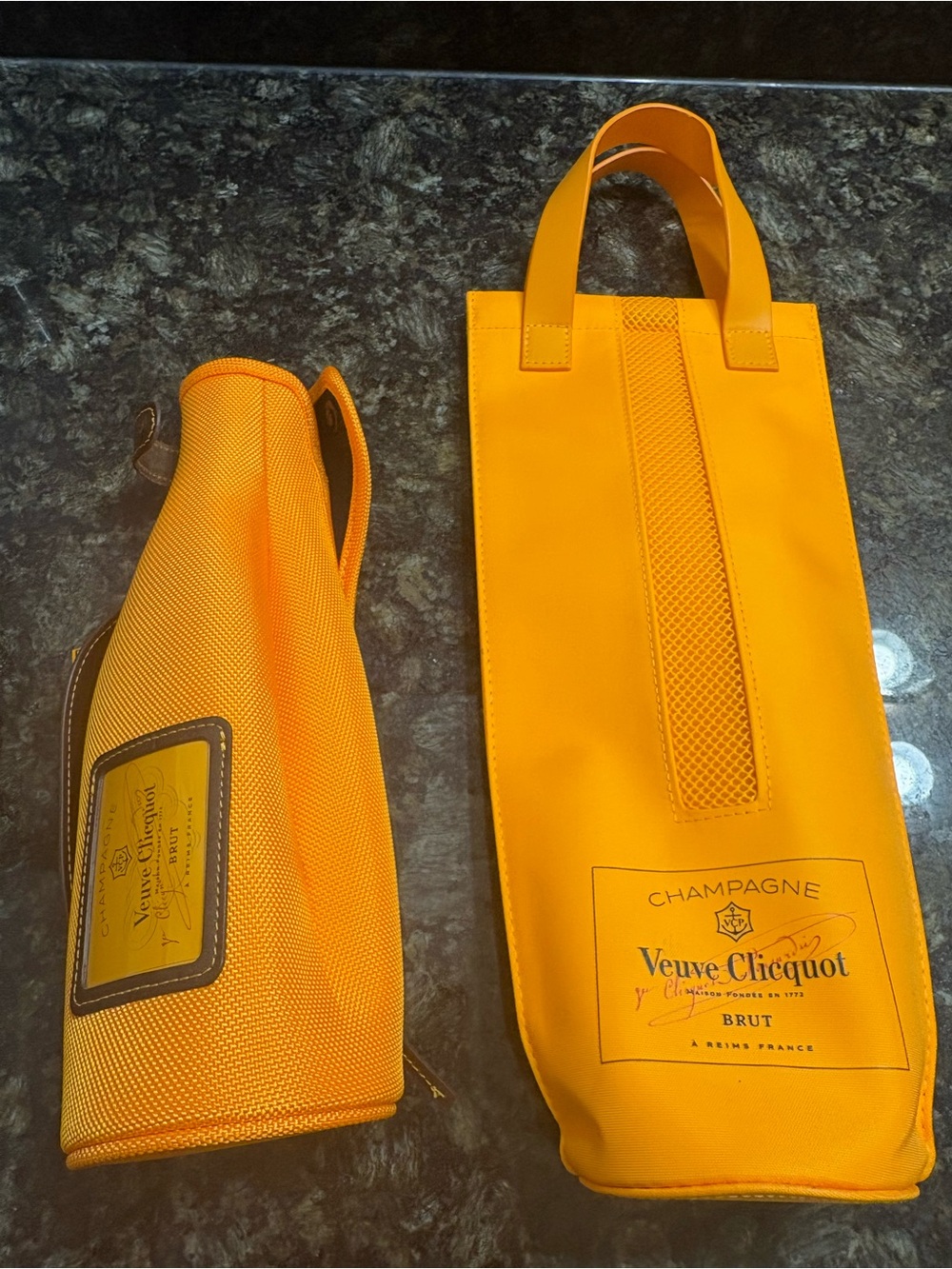 Veuve Clicquot Orange Champagne Tote Bag - Branded Bottle Carrier